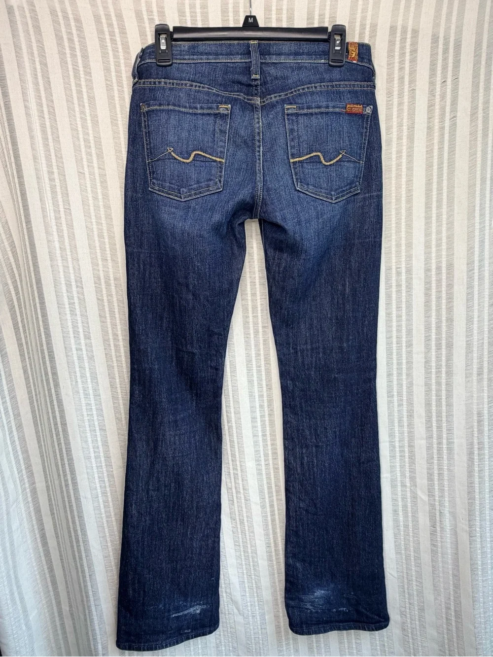 7 For All Mankind Bootcut Jeans Dark Wash W27